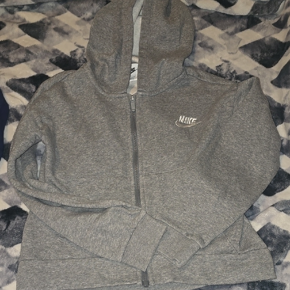 Nike Kids Gray Hoodie Jacket